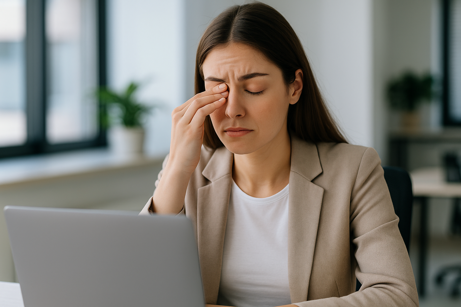 contacts feel dry office work