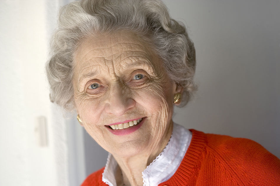 Smiling senior woman