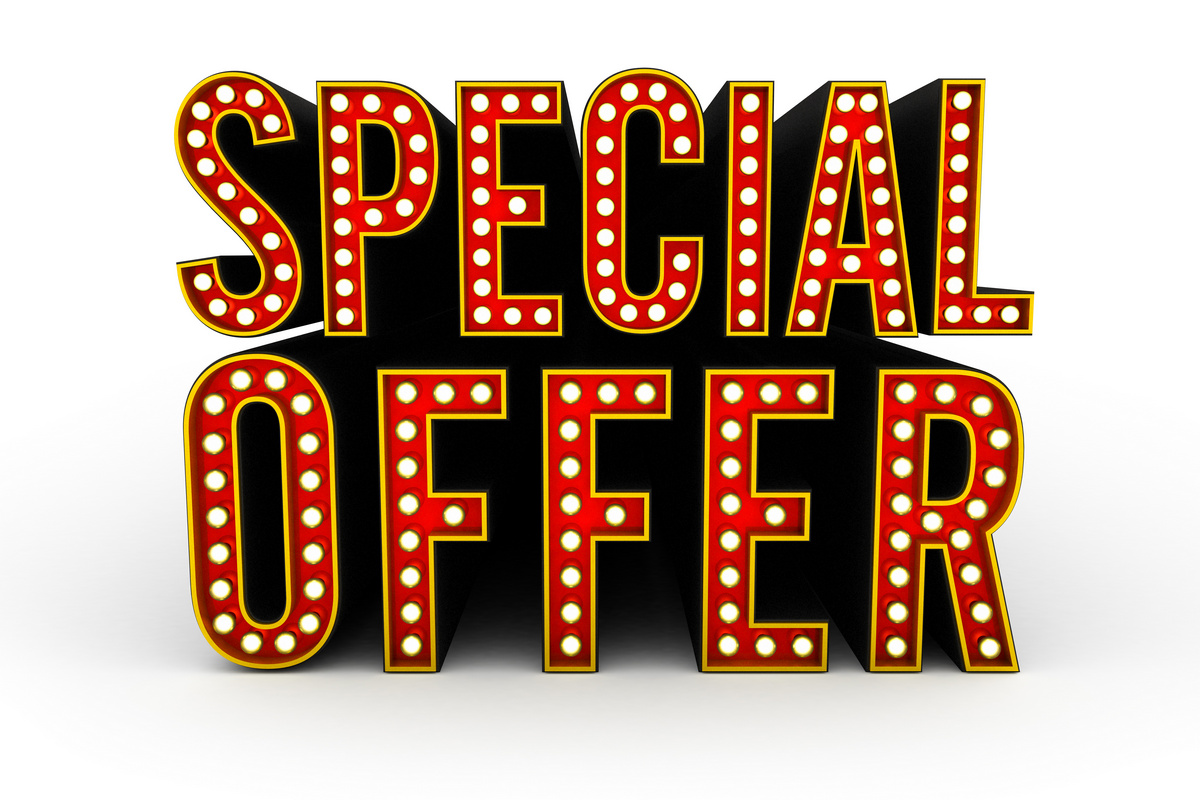 special offer Broadway sign