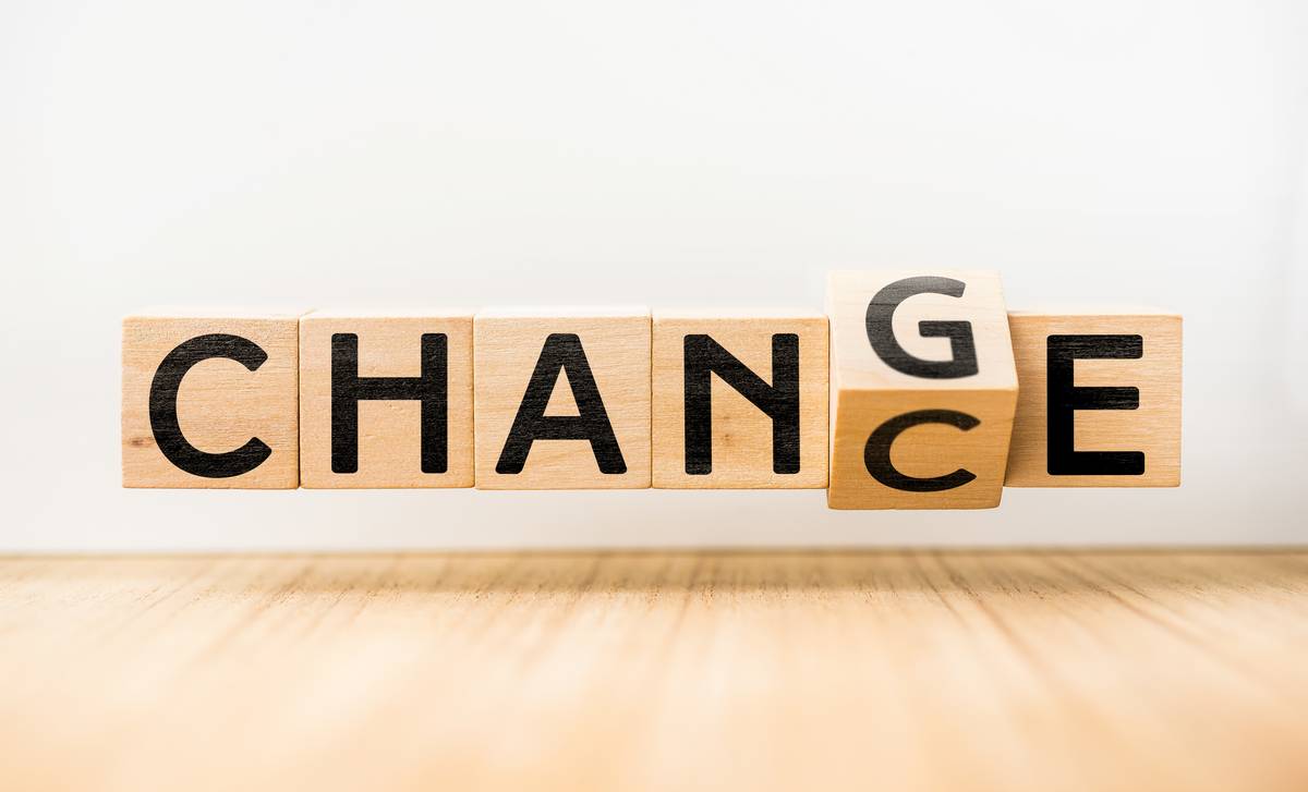 “change” written on wooden blocks transitioning to “chance”