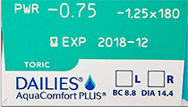 Dailies Aqua Comfort Plus Toric