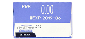 FreshLook Illuminate (Jet Black) 30lens