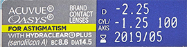 Acuvue Oasys for Astigmatism